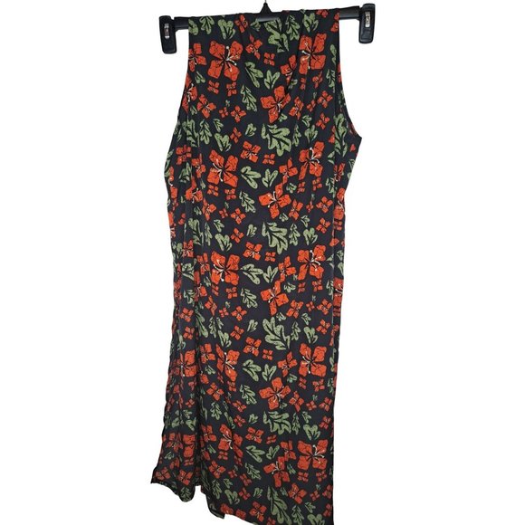 LuLaRoe Joy Simply Comfortable Medium Red/Black/Orange Duster - Picture 4 of 4